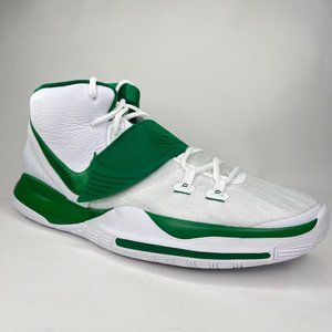 Green And White Nike Basketball Shoes 